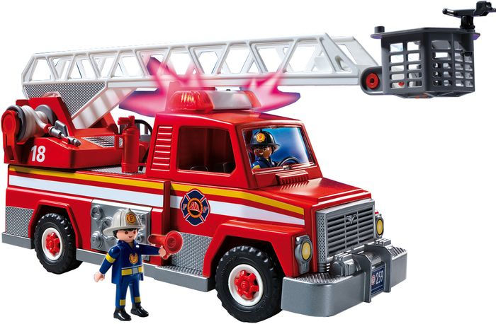 playmobil fire truck ladder unit