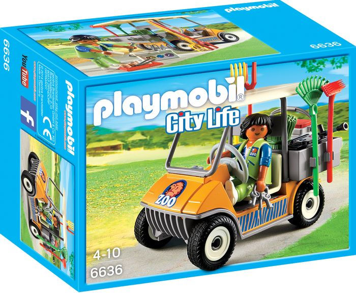 PLAYMOBIL Zookeeper's Cart 4008789066367 Item Barnes & Noble®