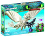 PLAYMOBIL Dreamworks Dragons III Light Fury with Baby Dragon and Children