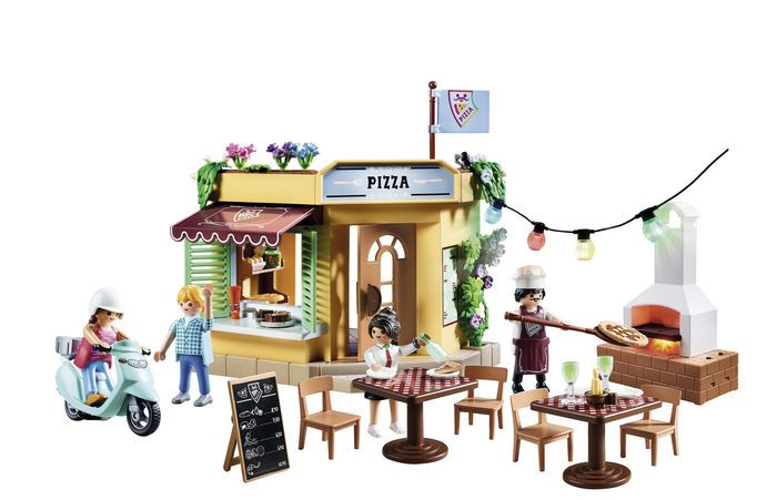 PlayMobil City Life 70336 - Pizzeria with a Garden