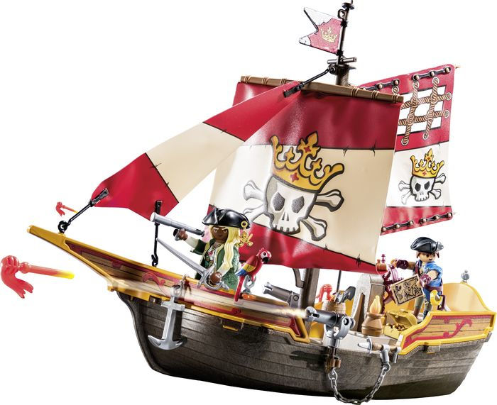 playmobil black pirate ship