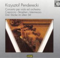 Title: Krzytzof Penderecki: Concerto per viola et orchestra; Caprissio; Strophen; Etc., Artist: Tabea Zimmermann