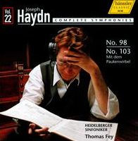 Haydn: Complete Symphonies, Vol. 22 - Nos. 98 & 103