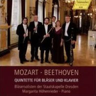 Title: Mozart, Beethoven: Quintette f¿¿r Bl¿¿ser und Klavier, Artist: Dresden Staatskapelle Kammerharmonie Blaesersolisten