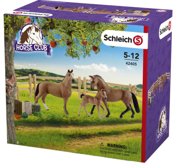 Schleich Hanoverian Family in the pasture