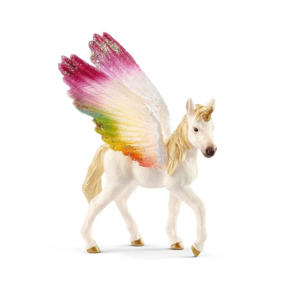 Winged Rainbow Unicorn Foal