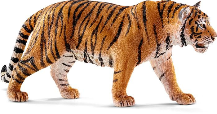 Bengal Tiger Running 3D Printed Miniature Figurine 