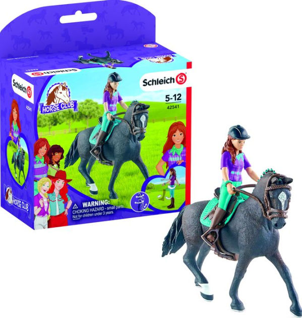 Schleich Horse Club, 6-Piece Playset, Horse Toys for Girls and Boys Ages  5-12, Sofia and Blossom the Horse