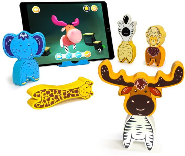 Shifu Minglings - Animals Mix & Match Magnetic Wooden Toy (app based)