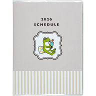 Title: 2026 Schedule Diary - FROG TIME A6 Calendar/Memo/Pen Holder