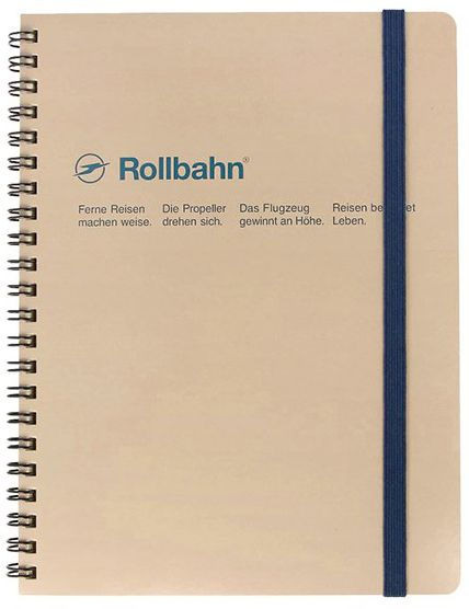 Delfonics Rollbahn Spiral Notebook - Greige, A5