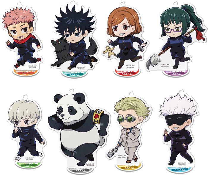 10 pairs of characters from Jujutsu Kaisen and My Hero Academia