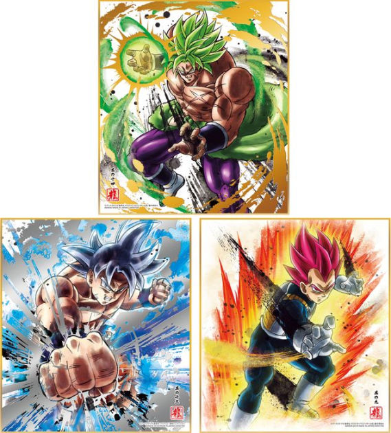 dragon ball shikishi art best collection