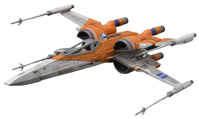 Details about   Bandai Star Wars Poe's X-Wing & X-Wing Fighter Scale Kit & Skywalker 17 X-Wing 