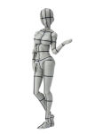 Alternative view 4 of Body Chan -Kentaro Yabuki- Wire Frame (Gray Color Ver.) , Bandai Spirits S.H Figuarts