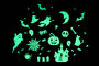 Alternative view 2 of Glow In The Dark Halloween Town Wall Stickers