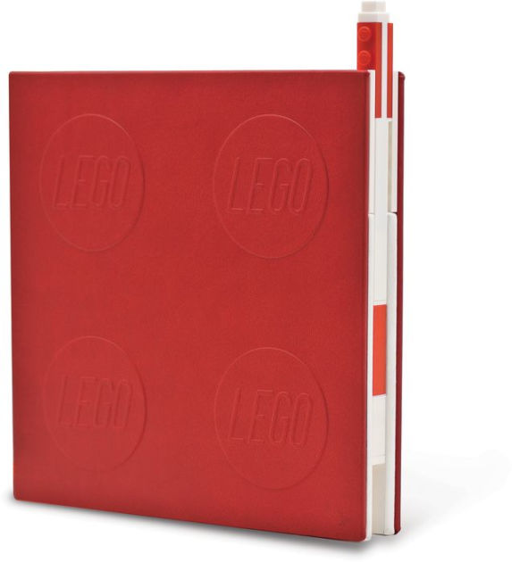 Red Lego Notebook