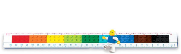 LEGO ICONIC CONVERTIBLE RULER WITH MINIFIGURE