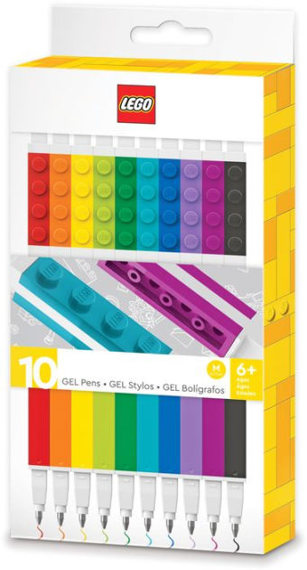 LEGO 6 Bulk Gel Pens Set