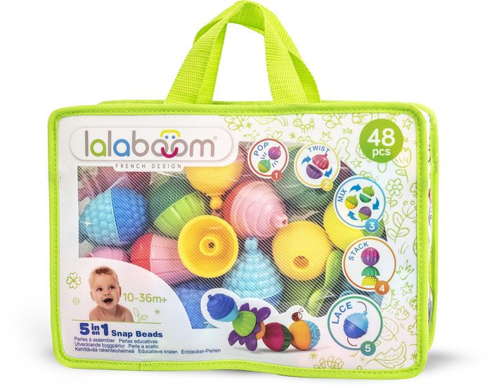 Baby Products Online - Lalaboom 36-piece Baby Pop beads - 10