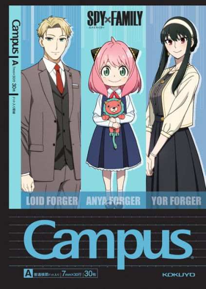Campus Notebook SPY x FAMILY asst 5pcs pack