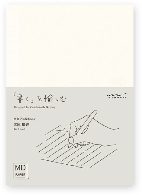 MIDORI A5 Notepad, Enhanced Writing Comfort