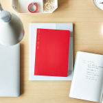 Alternative view 3 of 365 Days Notebook Gridded A5 RED
