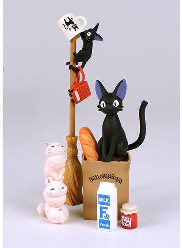 Original Ghibli Jiji Figure/accessory Holder Kikis Delivery