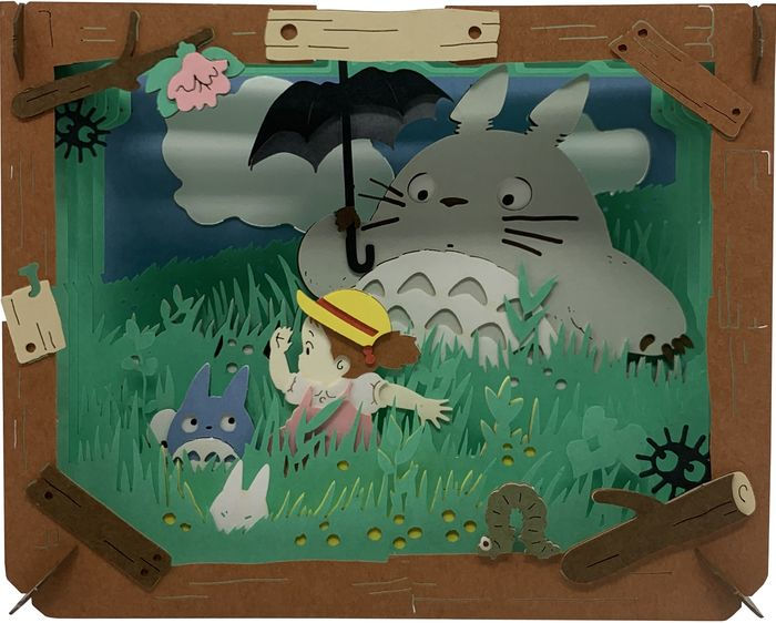 SouL on X: Finished!!! This was difficult, but so fun to make ☂️ #Totoro Paper  Theater #Ghibli #Totoro  / X