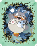 Alternative view 2 of My Neighbor Totoro Totoro Illuminated by the Moon Ensky Paper Theater