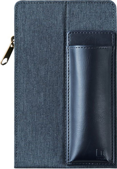 KING JIM Pen Case Ittsui Top-in Type Navy x Navy