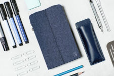 Alternative view 2 of KING JIM Pen Case Ittsui Top-in Type Navy x Navy