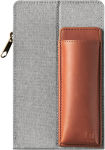 Alternative view 1 of KING JIM Pen Case Ittsui Top-in Type Gray x Camel