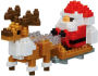 Nano Block Santa with Reindeer