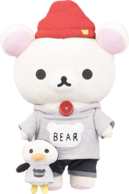 Korilakkuma Bear Hoodie Plush - Going Out - Medium by Aliquantum  International