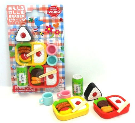 Bento Lunch Eraser Card