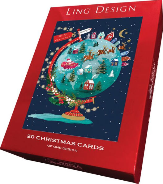 Holiday Boxed Cards Globe (20 cards)