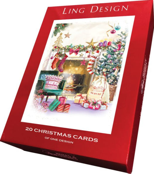 Holiday Boxed Cards Stockings (20 cards)