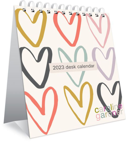 2023 Caroline Gardner Hearts Desk Calendar by Portico Designs Barnes