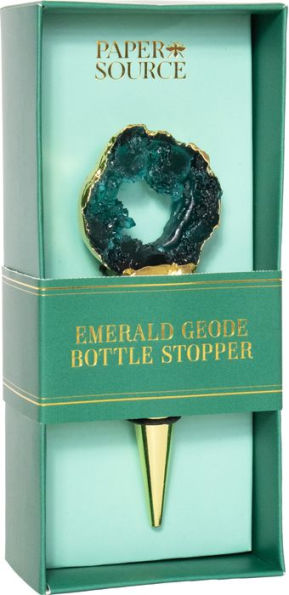 Green Stone Bottle Stopper