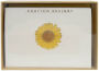 Alternative view 2 of Correspondence Boxed Notecards Gold Sunflower