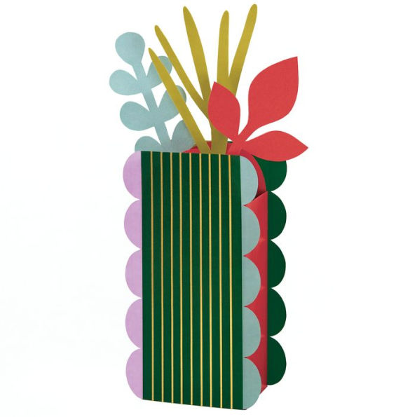 Modern Vase Paper Craft Kit