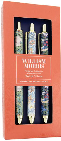 William Morris Set of 3 Pens