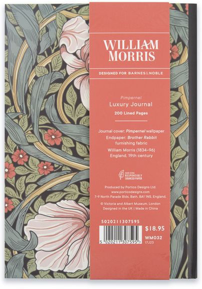 William Morris Pimpernell Casebound Journal