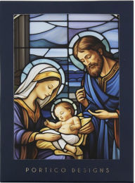 Stained Glass Nativity Boxed Notecards