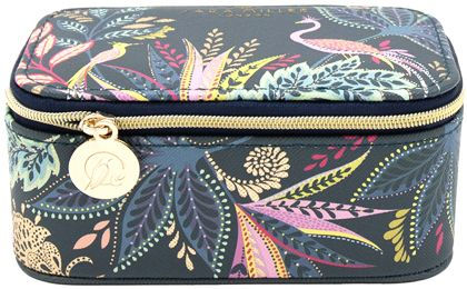 Sara Miller Savannah Jewelry Case NVY