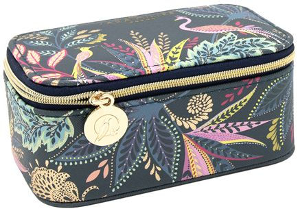 Sara Miller Savannah Jewelry Case NVY