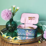 Alternative view 6 of Sara Miller Savannah Jewelry Case NVY