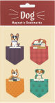 Alternative view 1 of Woof: Set of 4 Magnetic Bookmarks