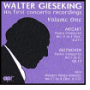 Walter Gieseking: His First Concerto Recordings, Vol. 1